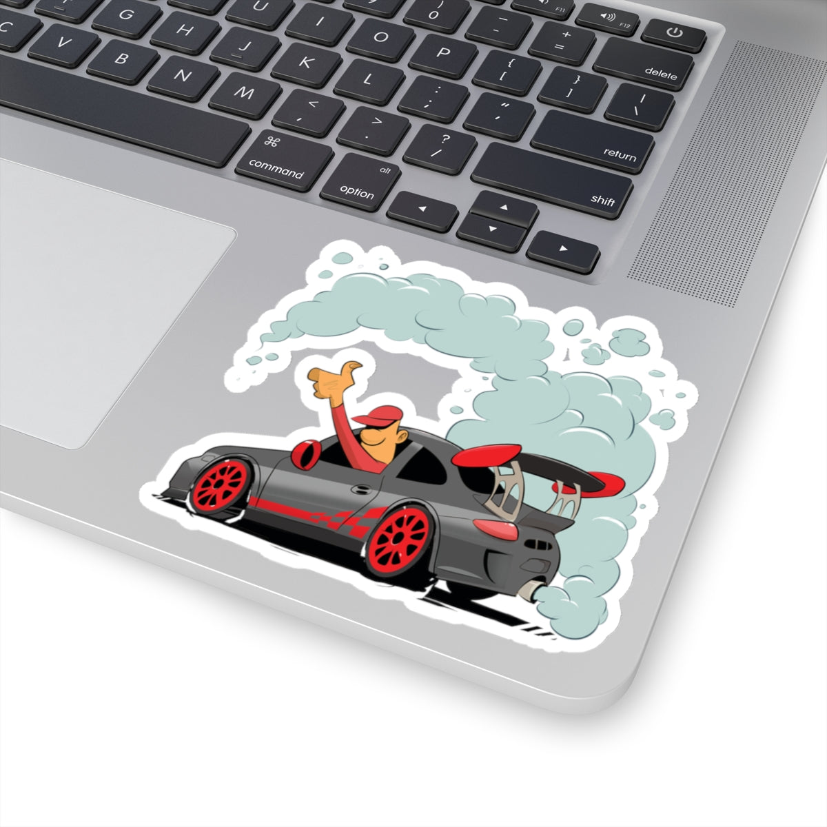Gray Up in Smoke Sticker
