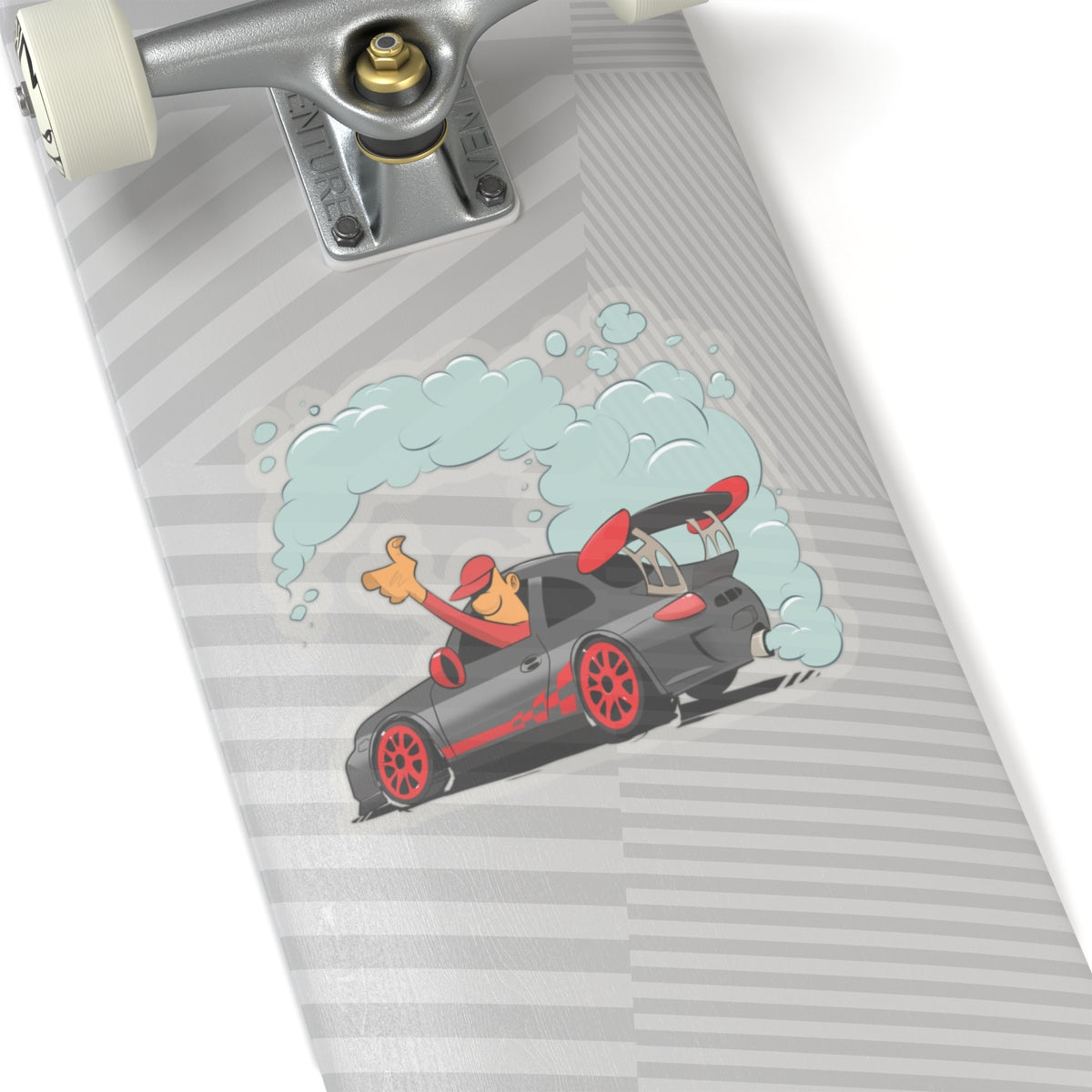 Gray Up in Smoke Sticker