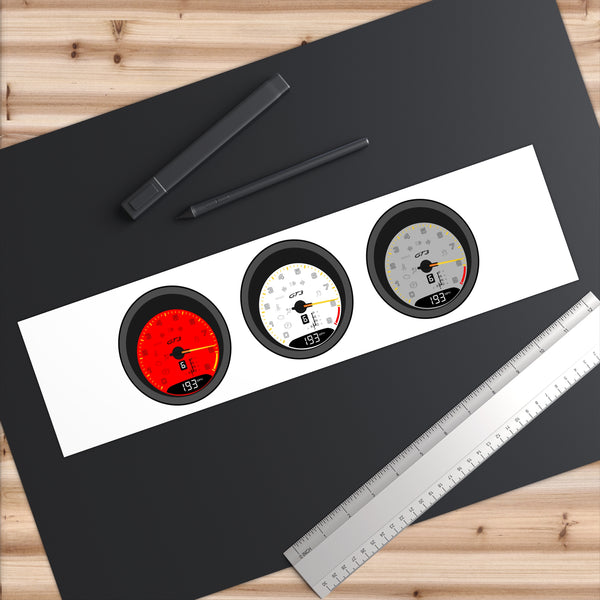 Porsche Tachometer Sticker