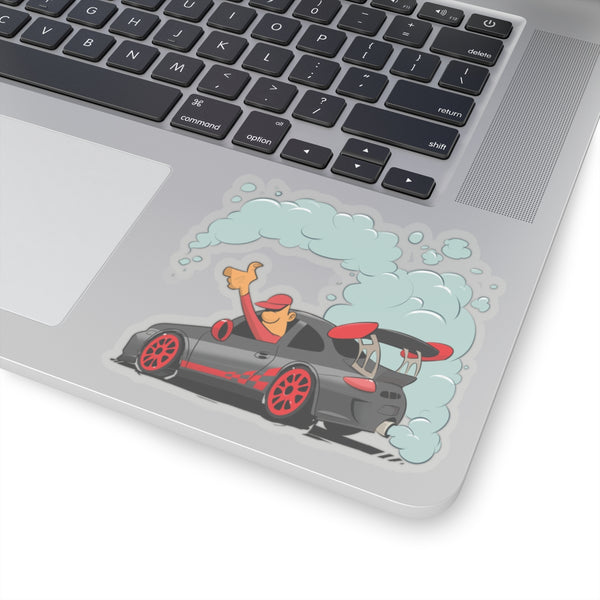 Gray Up in Smoke Sticker