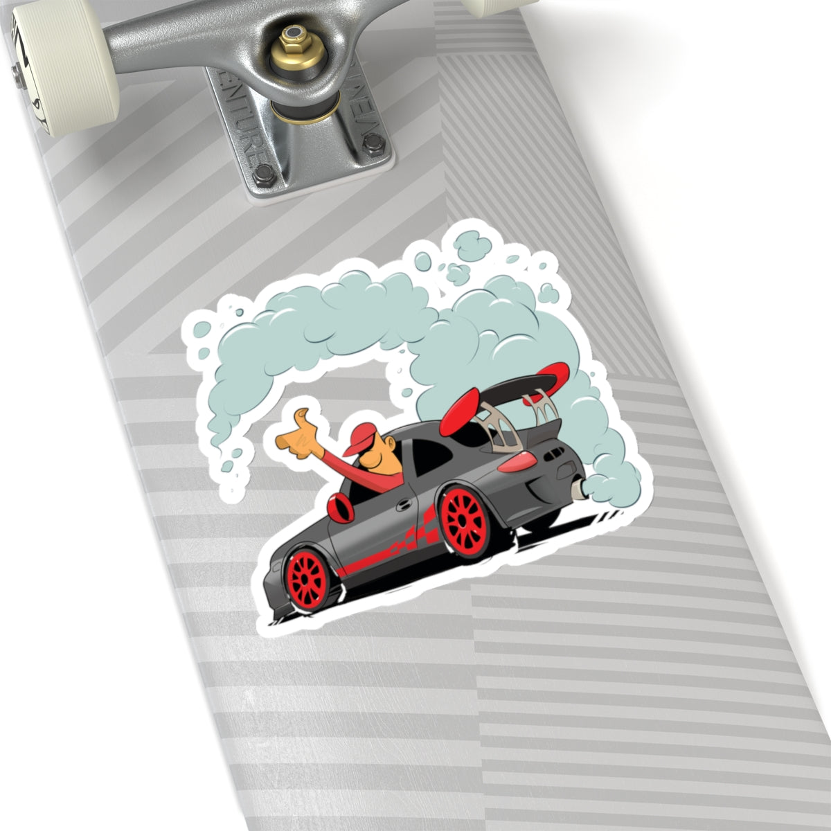 Gray Up in Smoke Sticker