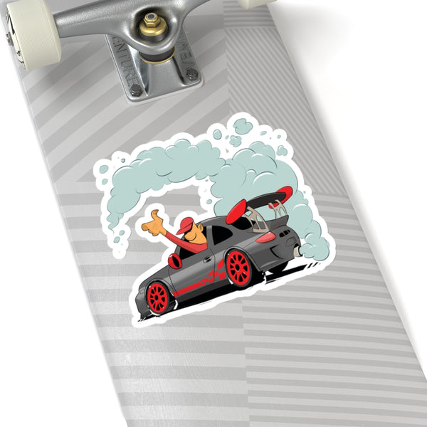 Gray Up in Smoke Sticker